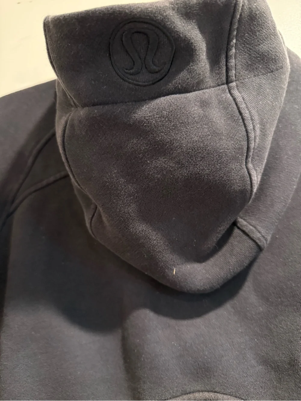 lululemon athletica Cropped Black Hooded Zip Jacket